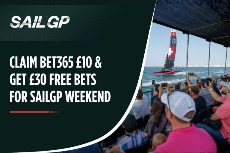 Claim Bet365 Â£10 & Get Â£30 Free Bets for SailGP Weekend