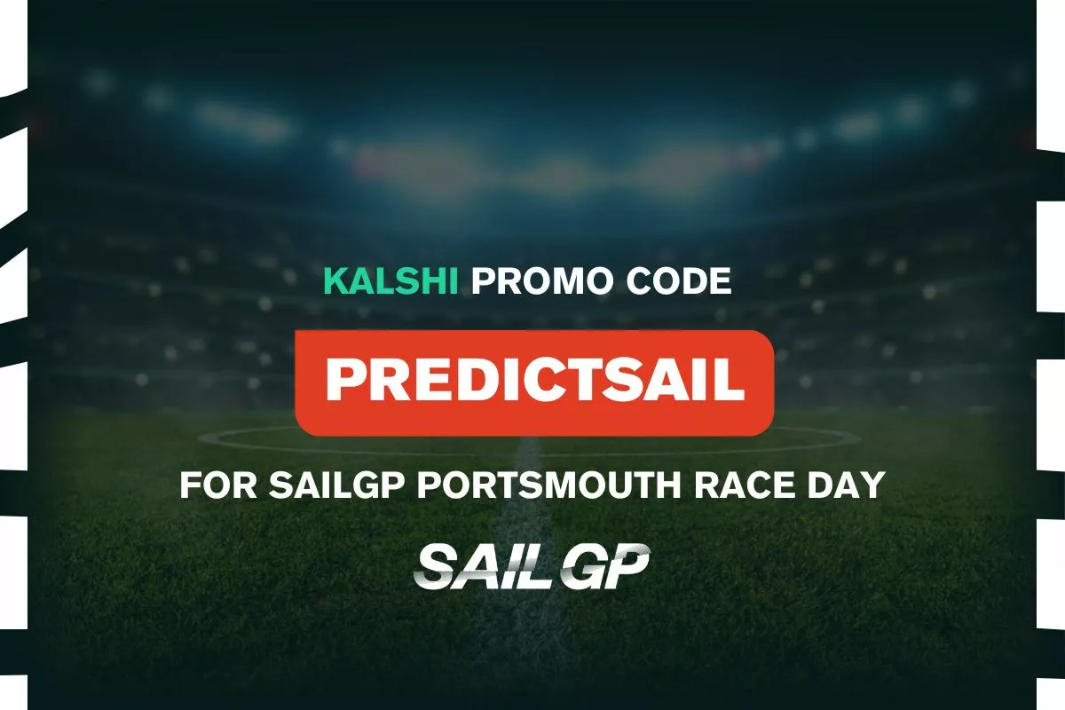 Kalshi Promo Code PREDICTSAIL for SailGP Portsmouth Race Day on 07-25-2026