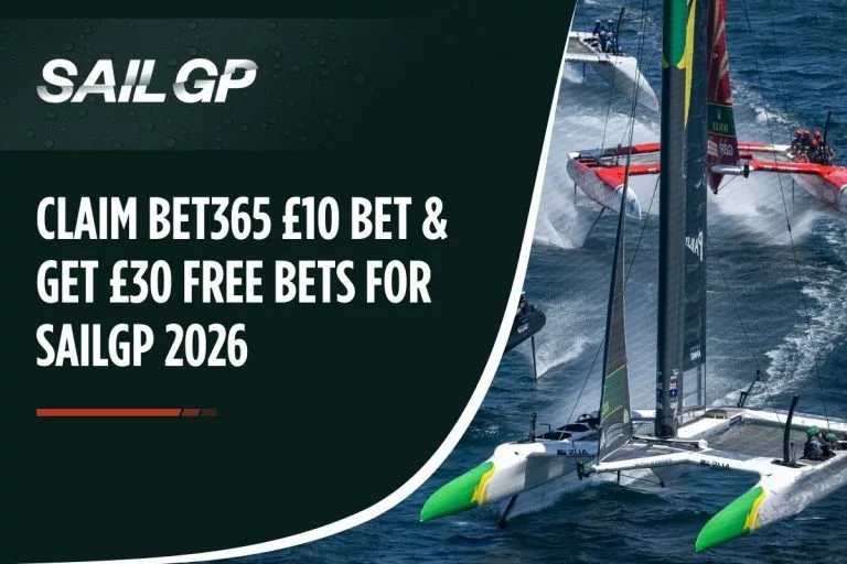 Claim Bet365 Â£10 Bet & Get Â£30 Free Bets for SailGP 2026