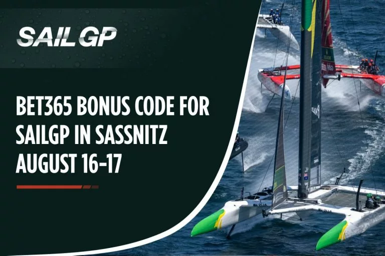 Bet365 Bonus Code for SailGP in Sassnitz August 16-17