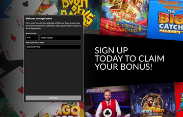 Mega Casino Sign Up Today